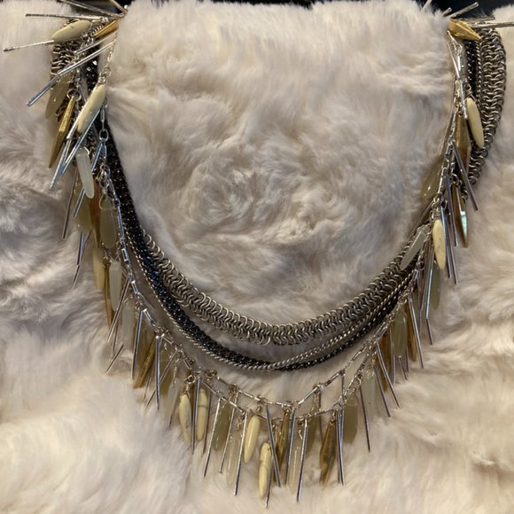 Stella & Dot Freya Fringe Necklace 4 in 1 - Picture 1 of 3
